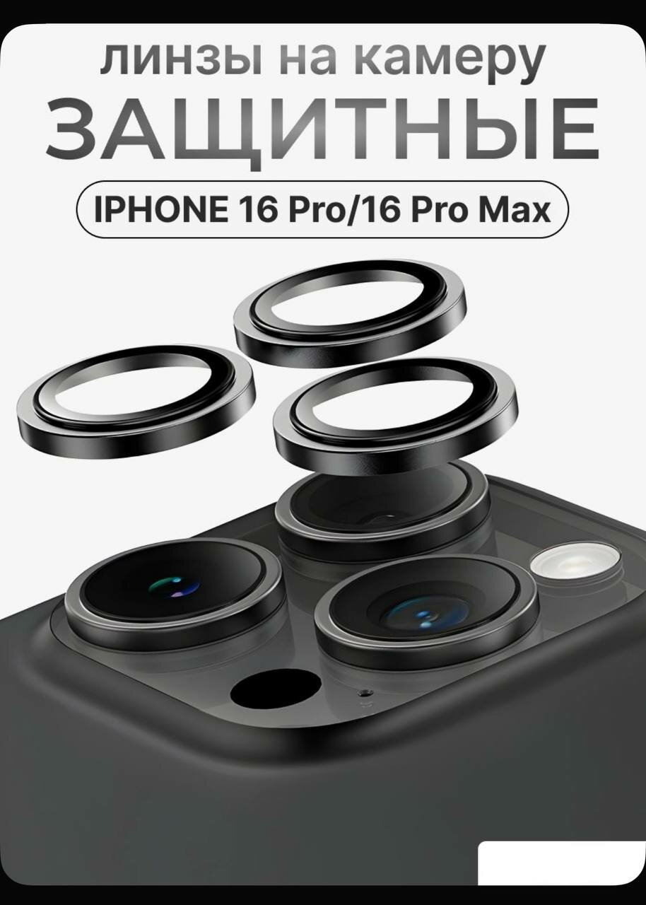 Lens Shield Pro – Защитное стекло для камеры iPhone 15 Pro / 15 Pro Max