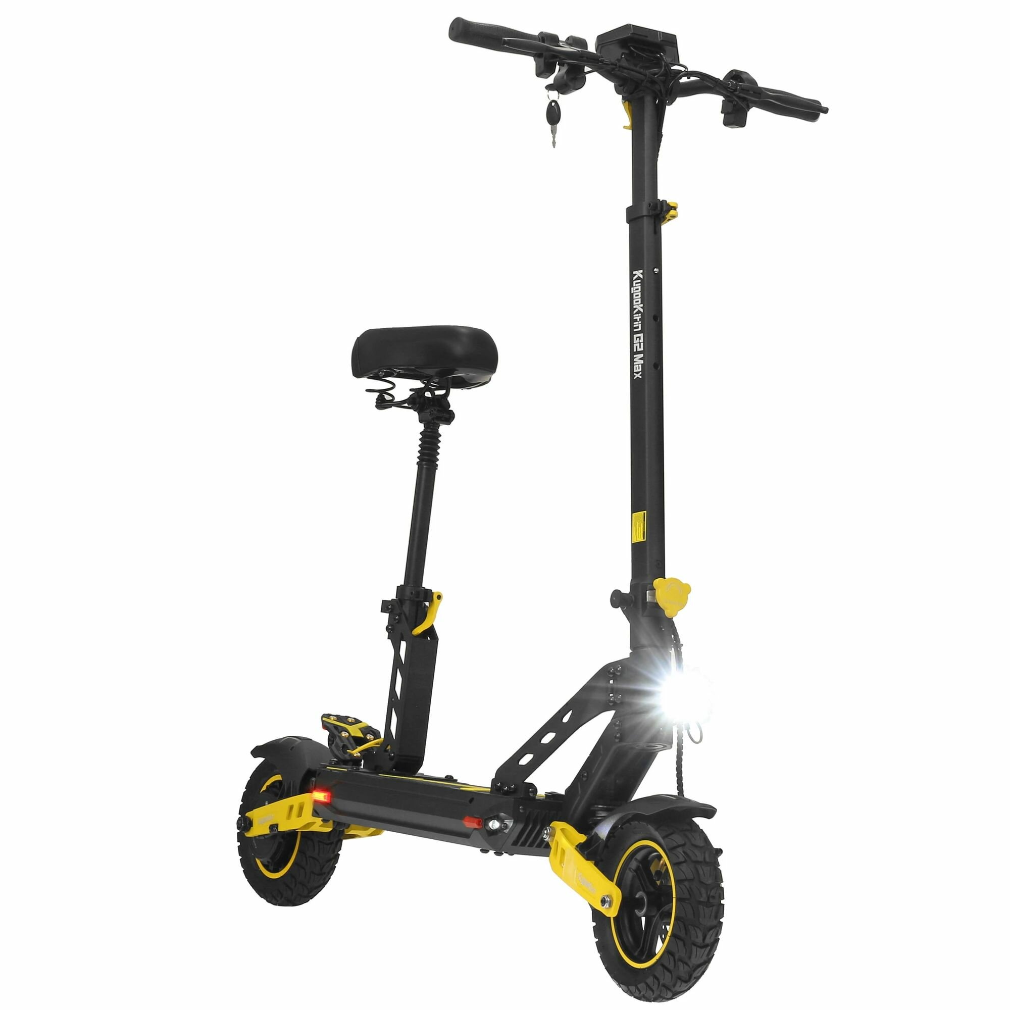 Электросамокат Kugoo Kirin G2 Max, складной, 10 дюймов, максимальная скорость 45км/ч, нагрузка до 120кг