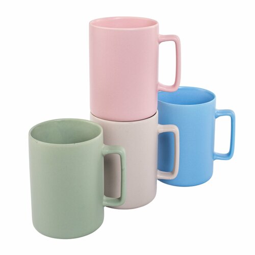 Кружка фарфоровая Domenik Latte 380 мл 1 шт цвет в ассортименте 432₽