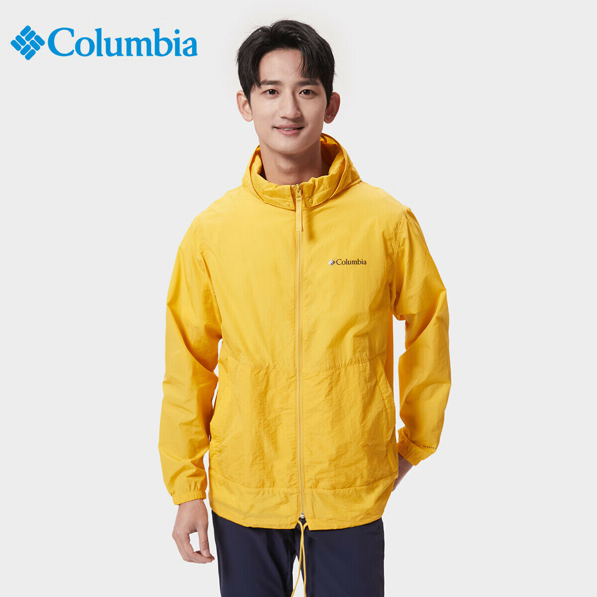 Ветровка Columbia, размер L INT, yellow