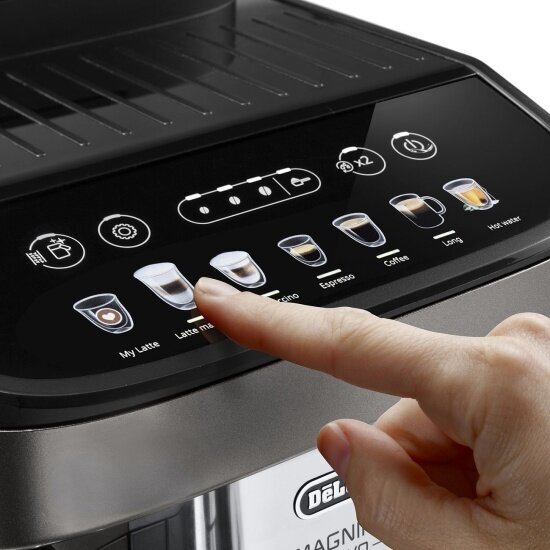 Кофемашина Delonghi "Magnifica Evo", 1450Вт, давление 15бар, контейнер для зерен 250г — фото 1