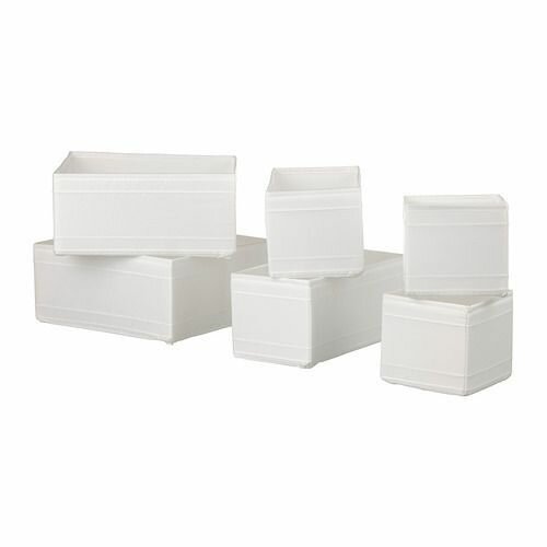 Коробки для хранения IKEA SKUBB, 6шт
