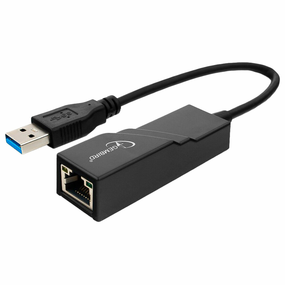 Сетевой адаптер Ethernet GEMBIRD USB 3.0 – Gigabit Ethernet adapter, RTL8153, NIC-U3 — фото 1