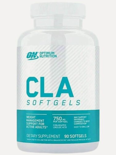 Изображение товара Жиросжигатель Optimum Nutrition CLA 90 капсул, для похудения и ускорения обмена веществ