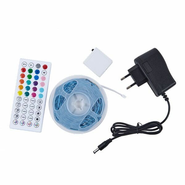 Комплект светодиодной ленты RGB UL-00012815 ULS-A01 10M-RGB-BT RRP24C01 c Bluetooth (адаптер+контроллер с пультом)