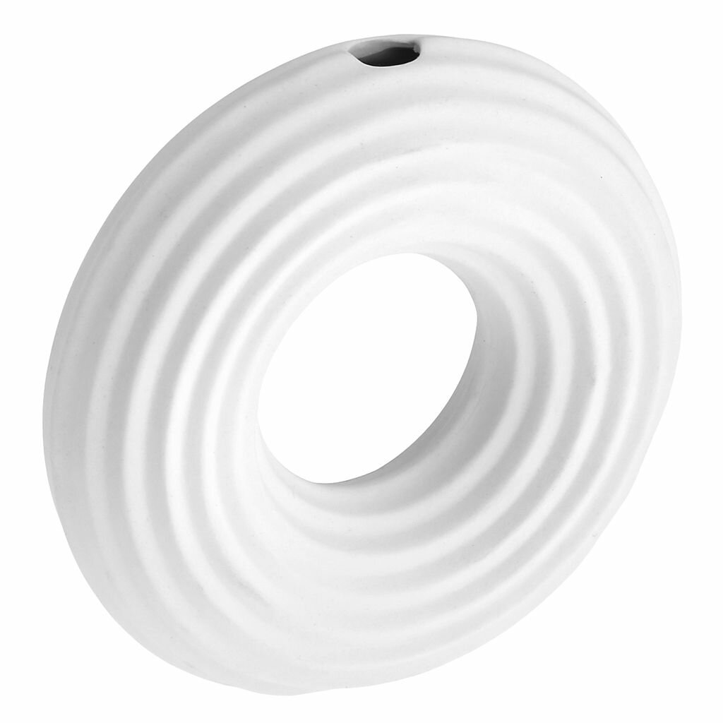 Ваза настольнкерамическая "Кабо-Верде 3" 100мл, белый, — фото 1