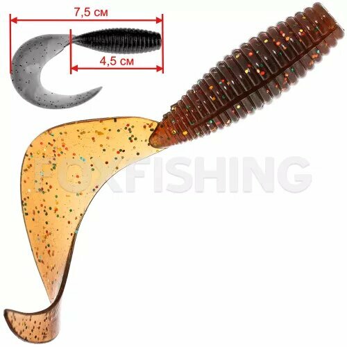 Силиконовая приманка Pontoon 21 Homunculures Jilt 3 №104 7.5см. 5шт.