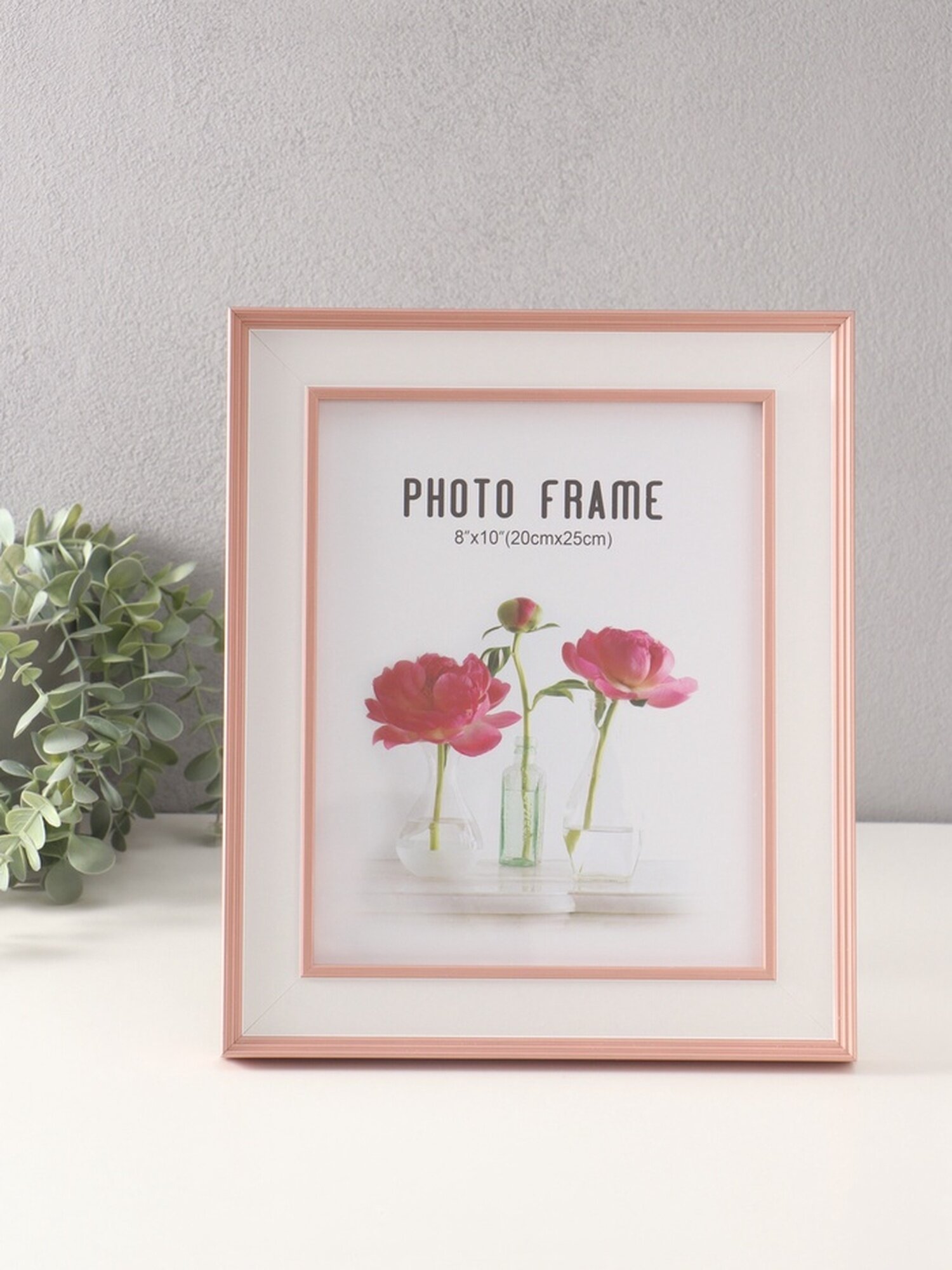 Фоторамка 20×25 см «Романтизм» пластик розовая 2.5×26.2×31.2 см