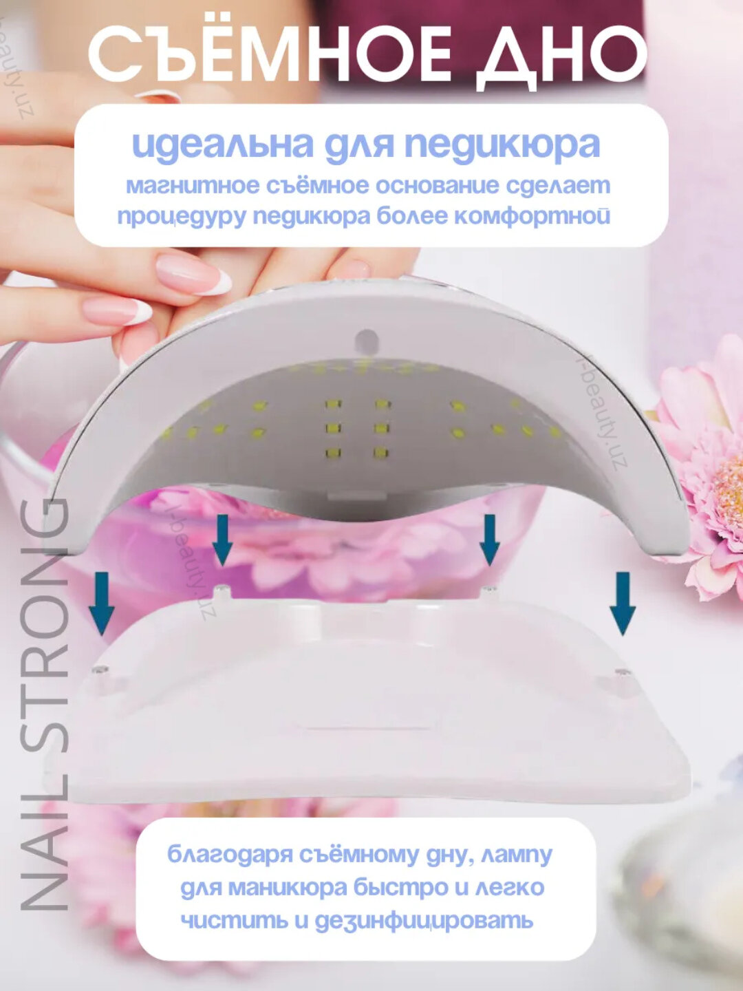 Профессиональная лампа для маникюра Sun X5 MAX — фото 1