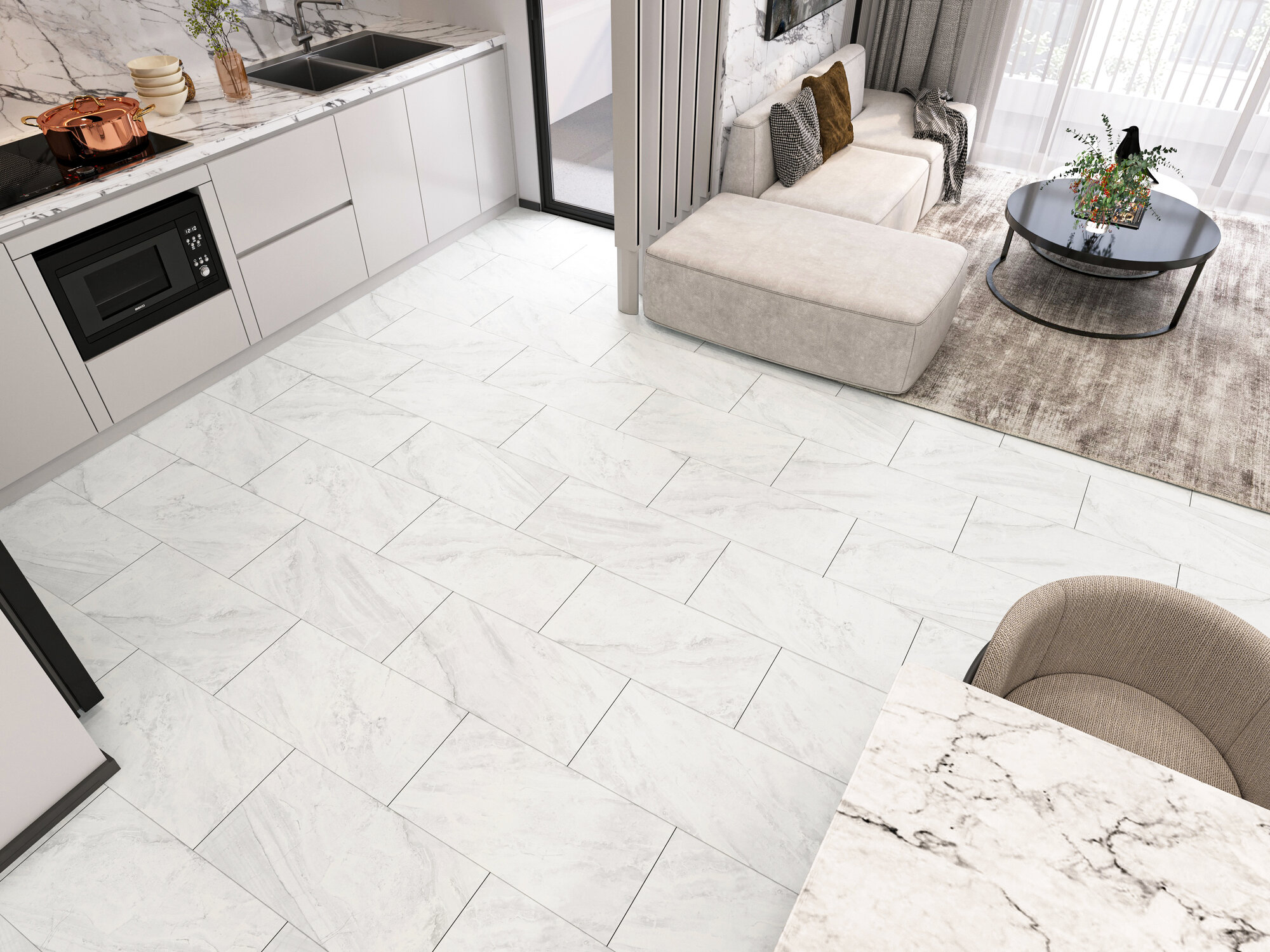 Виниловая плитка Астрея LVT YMF27-304-3 608х303х25 мм клеевой влагостойкий