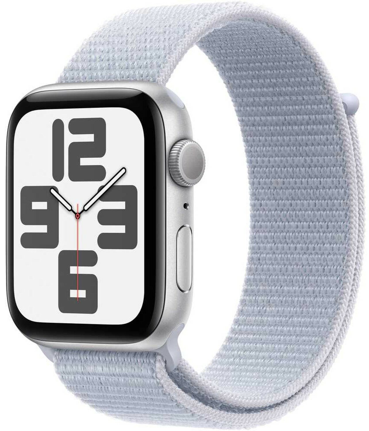 Смарт-часы Apple Watch SE 2024 GPS 40мм Aluminum Case with Blue Cloud Sport Loop, Silver серебристый MXEE3