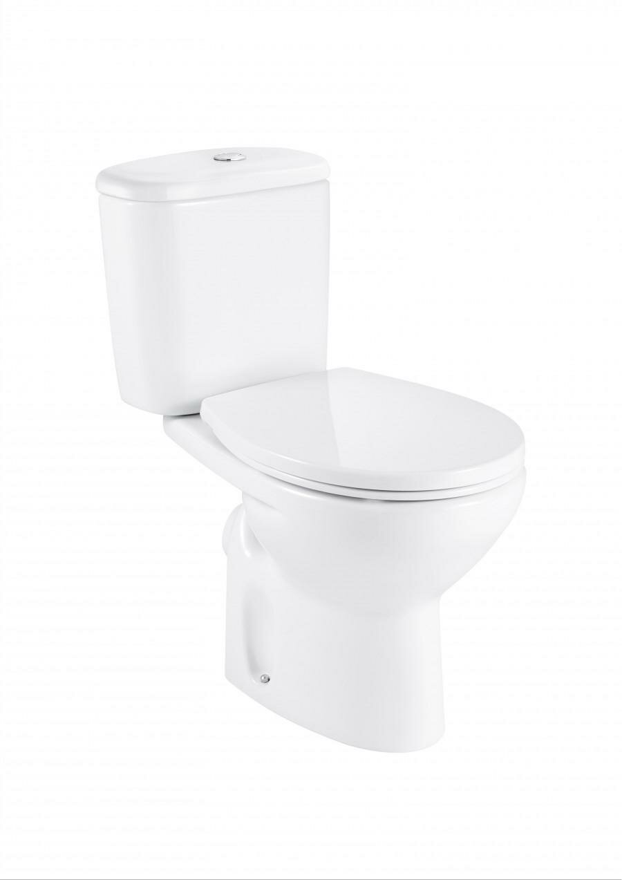 Унитаз компакт Roca MITOS косой выпуск 2-х режимная арматура ROCA