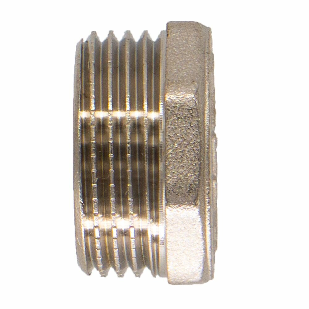 Заглушка 1/2", латунная, резьба наружная, 1 шт — фото 1