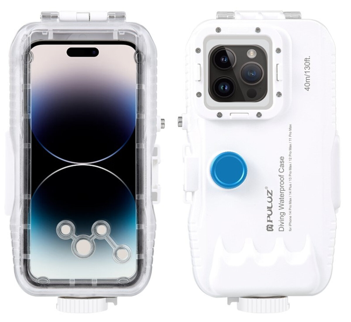 Чехол для дайвинга для IPhone 16E/16/15 Pro/15/14 Pro/14/13 Pro/13/12 Pro/12 40 м погружение вакуумный PULUZ