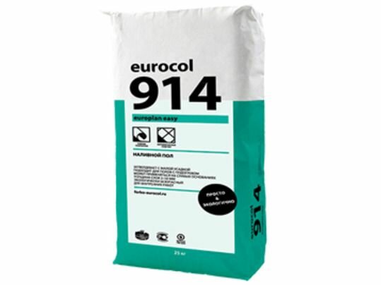 Самовыравнивающийся наливной пол Eurocol 914 EUROPLAN EASY