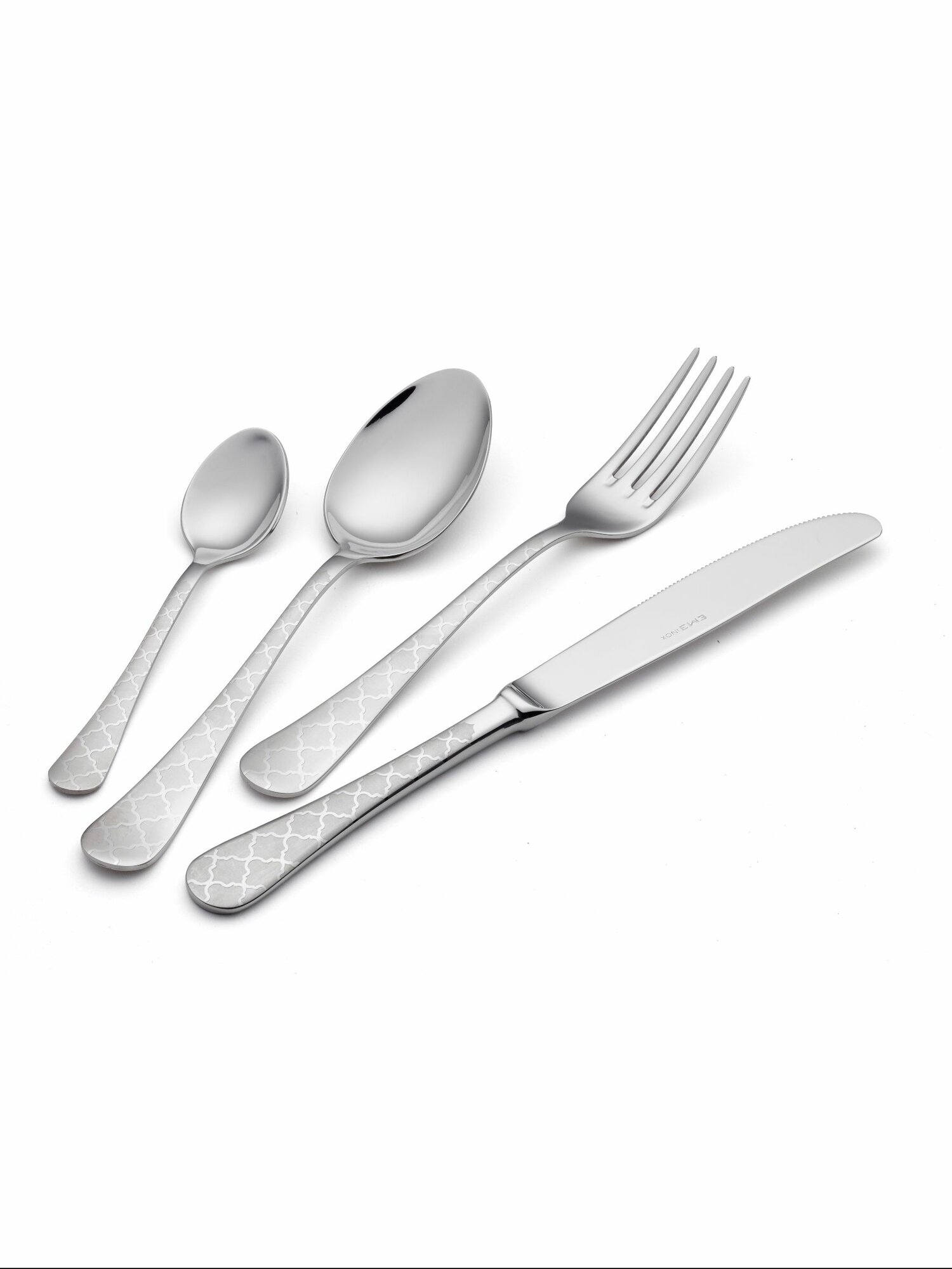 Набор столовых приборов EME Posaterie  Milano Damask   24 предмета  нержавеющая сталь  Италия