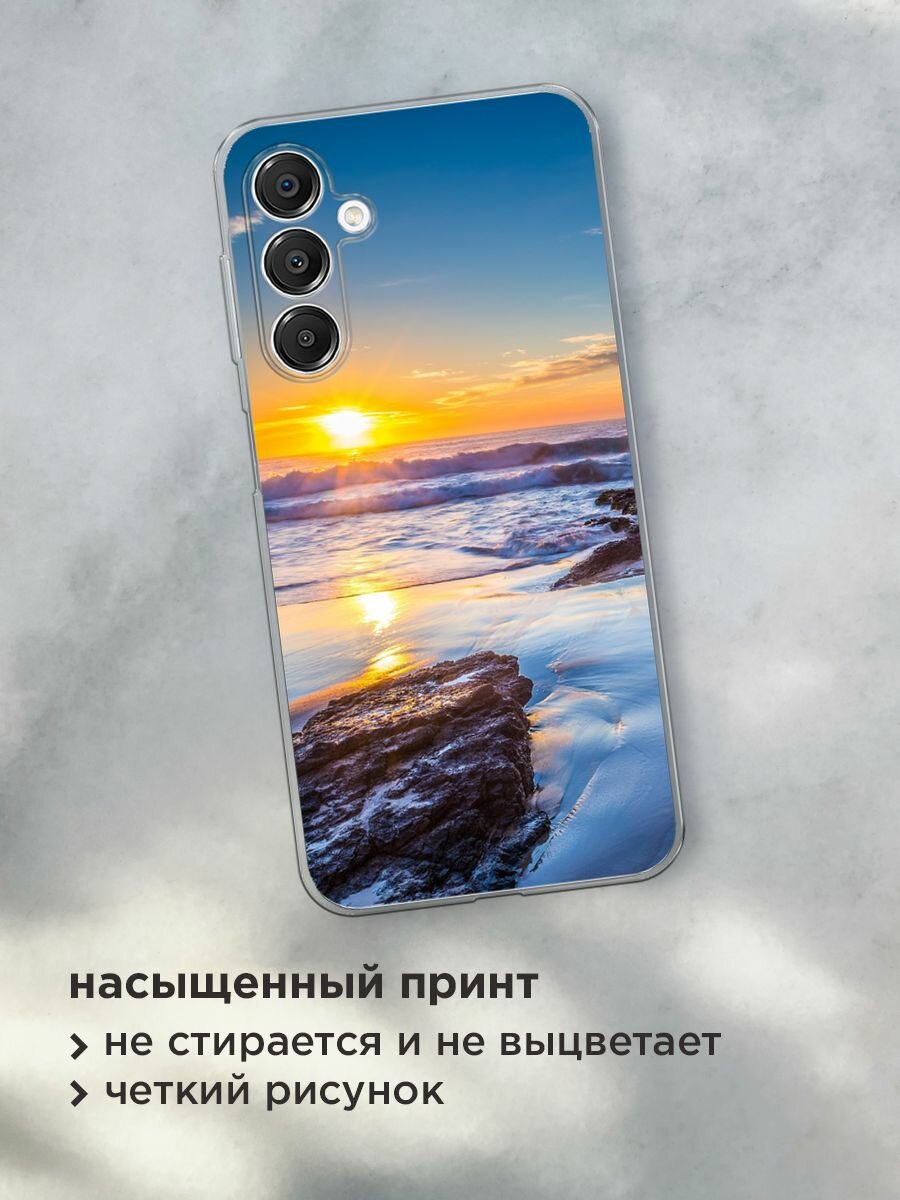 Чехол на Samsung Galaxy A16 / Самсунг А16 с принтом "Восход 6" — фото 1