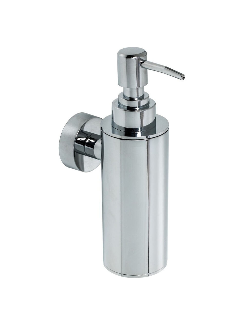 Дозатор для мыла с держателем металл хром (FX-31012B)
