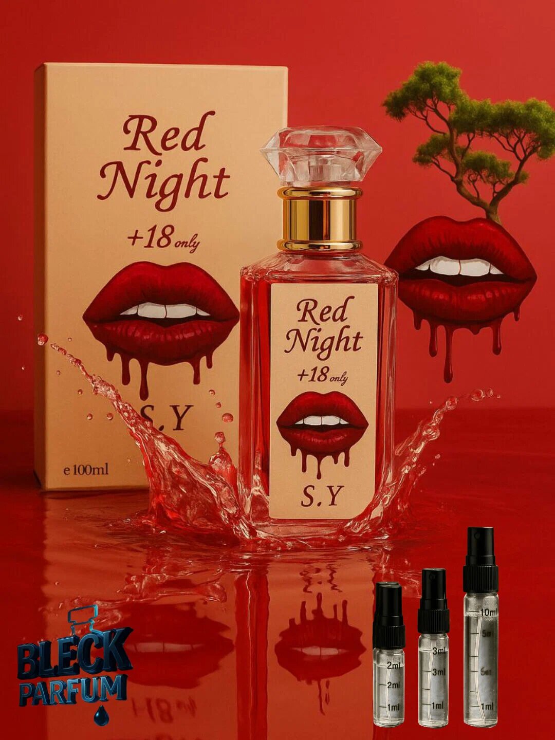S.Y Red Night 3 мл 5 мл 10 мл-уникальный парфюм isex, вызывающий вечернюю зависть