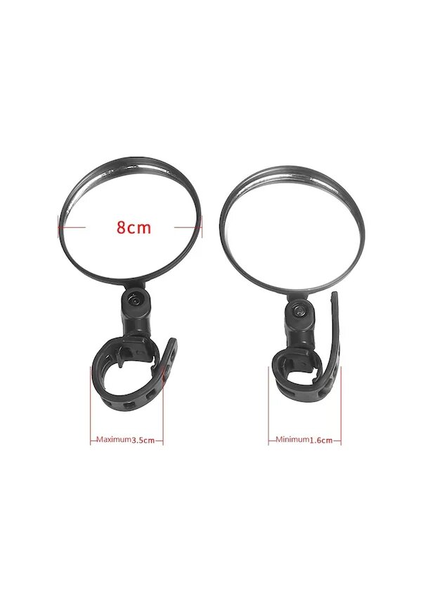 Картинки Шт. Круглое зеркало заднего вида для велосипеда, скутера Xiaomi