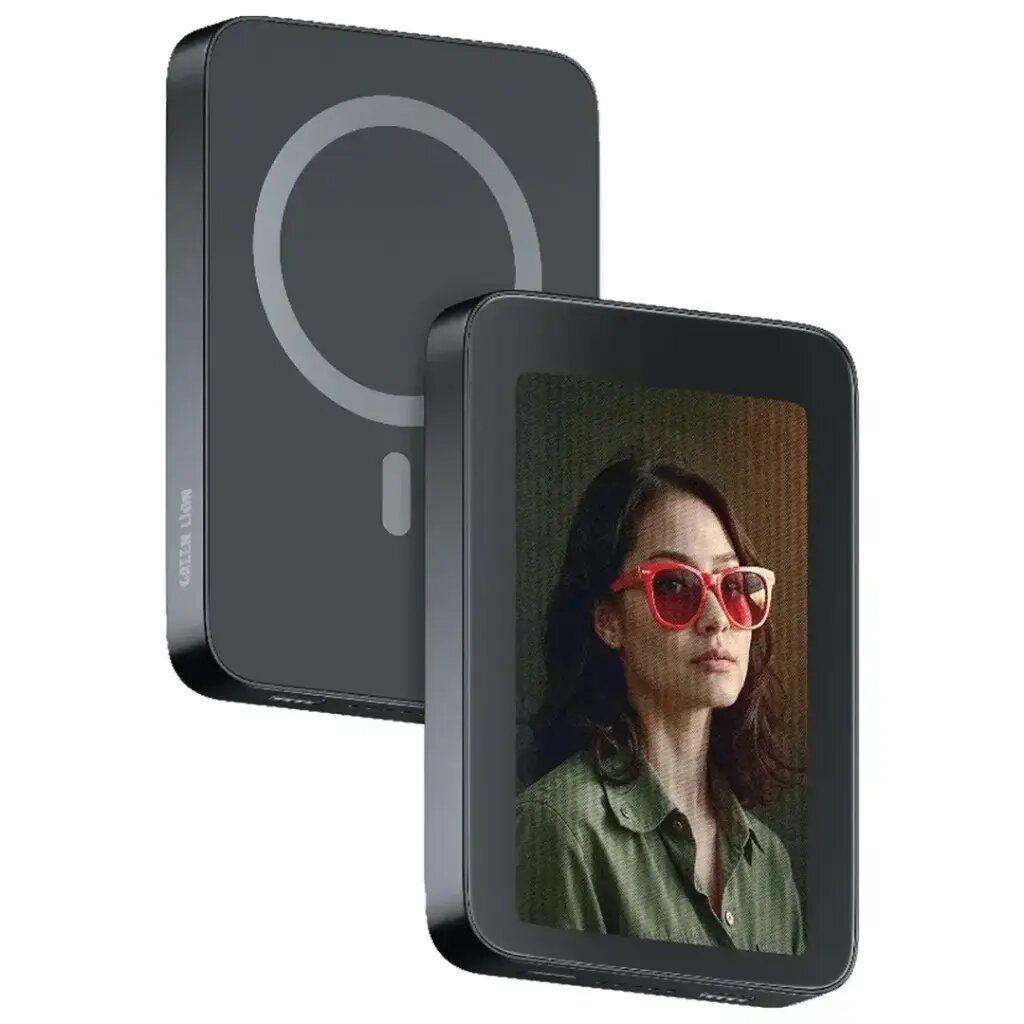 Внешний аккумулятор Green Lion Power Frame, PD 20 Вт, E-Ink дисплей, 5000 мАч