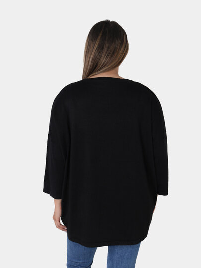 Свитер , размер OneSize, черный — фото 1