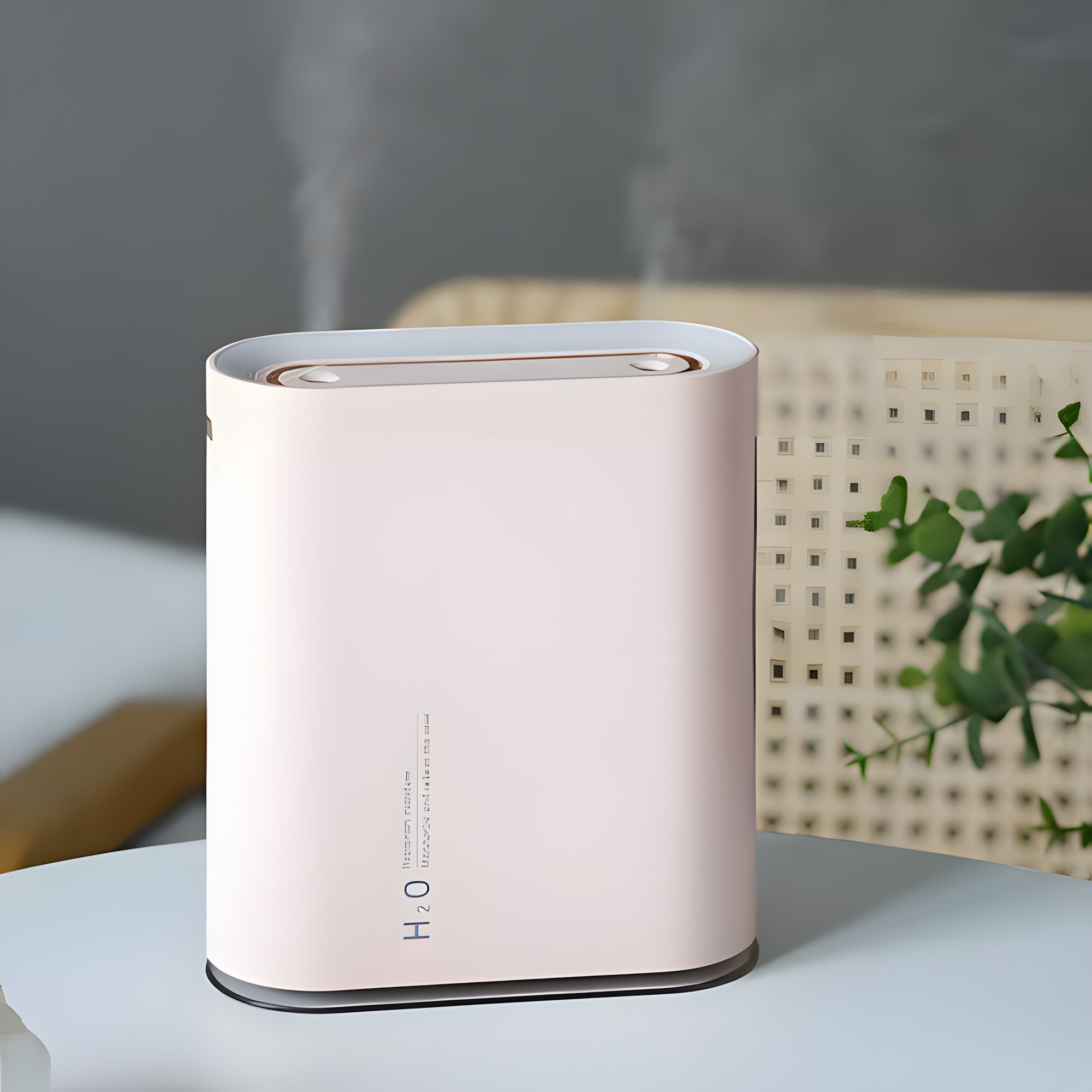 Ультразвуковой увлажнитель воздуха Y10, серый, для дома и офиса