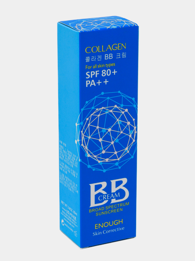 BB-крем с коллагеном и защитой от солнца, SPF80+ PA++, 80 мл
