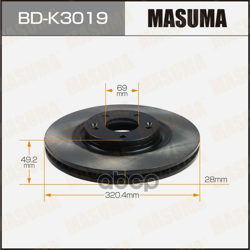 Диск торм. Masuma арт. BD-K3019