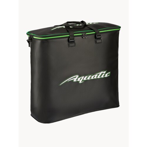 Рыболовная сумка Aquatic ЭВА-97, для двух садков, плечевой ремень и ручка, черная