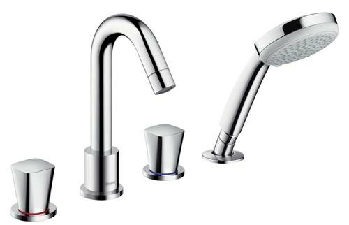 Hansgrohe 71314000 Logis Смеситель на борт ванны на 4 отверстия хром