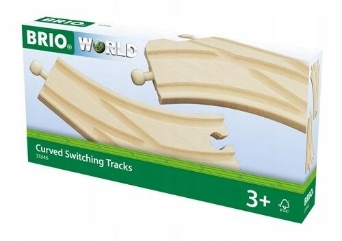 Деревянная железная дорога Brio World - Стрелки без механизма - Брио 33346