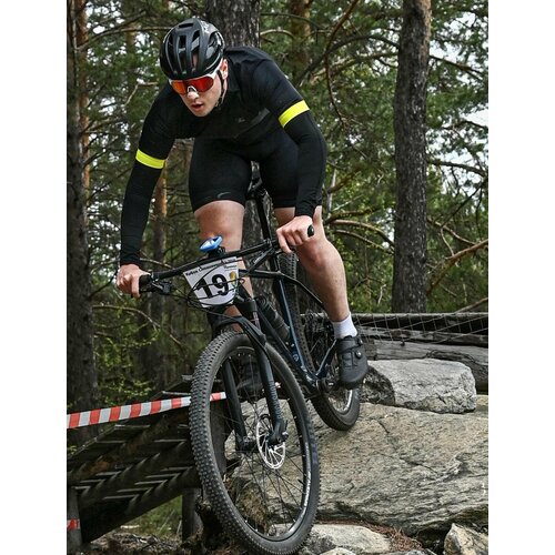 Горный велосипед Stinger Genesis Std 29 (2023), карбоновая рама, размер L, черный