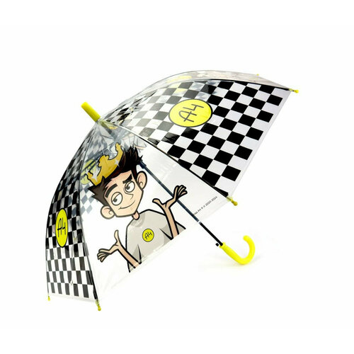 Зонт-трость ND Play черный белый желтый 685₽