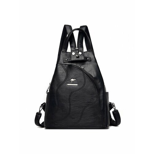 Высококачественная кожа женские сумки с двумя плечами противоугонный дорожный рюкзак одноплечевая сумка