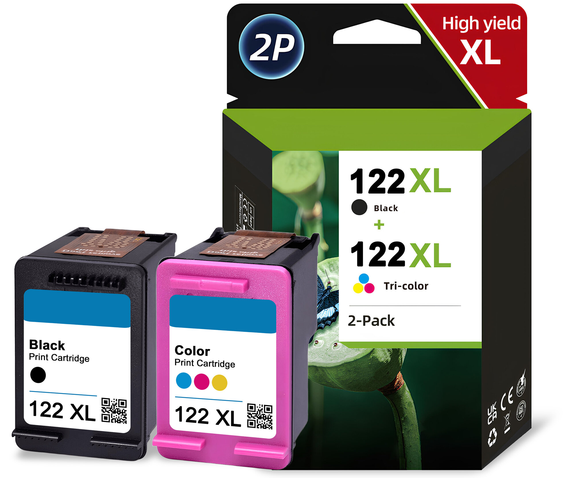 Комплект картриджей HP 122XL (CH563HE/CH564HE) OEM.ref