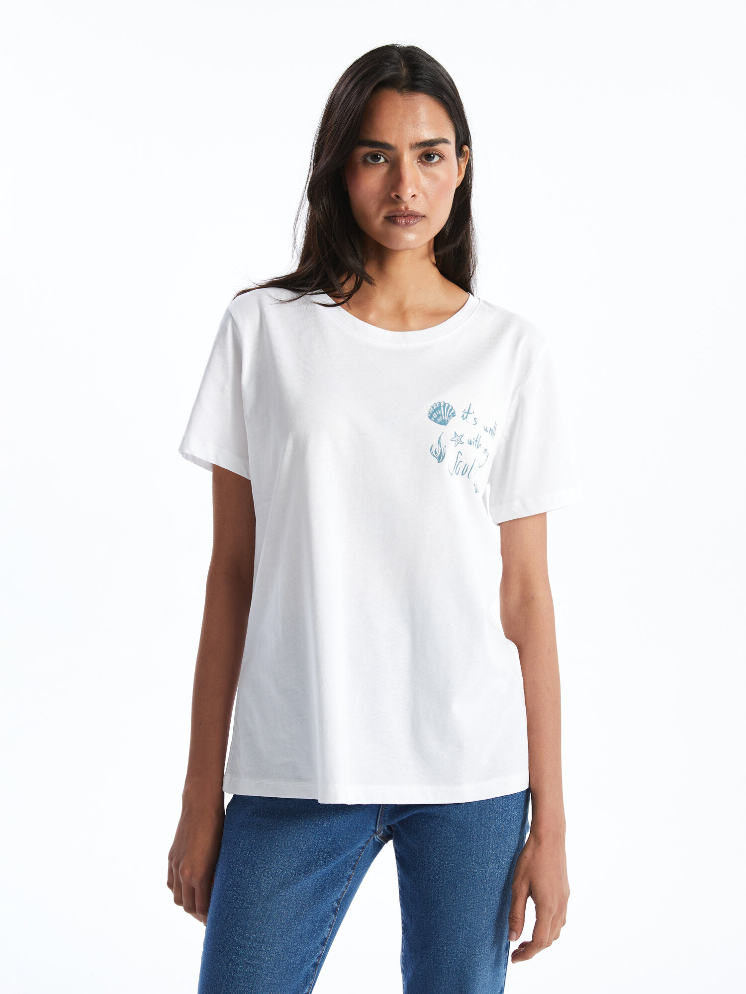 Футболка спортивная LC Waikiki, размер XL, white