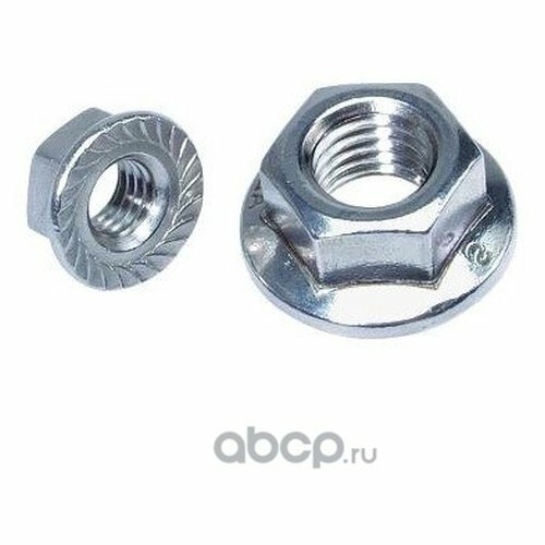 Гайка м6 с фланцем цинк din 6923 (100 шт в пласт. конт.) STARFIX SMP166041100