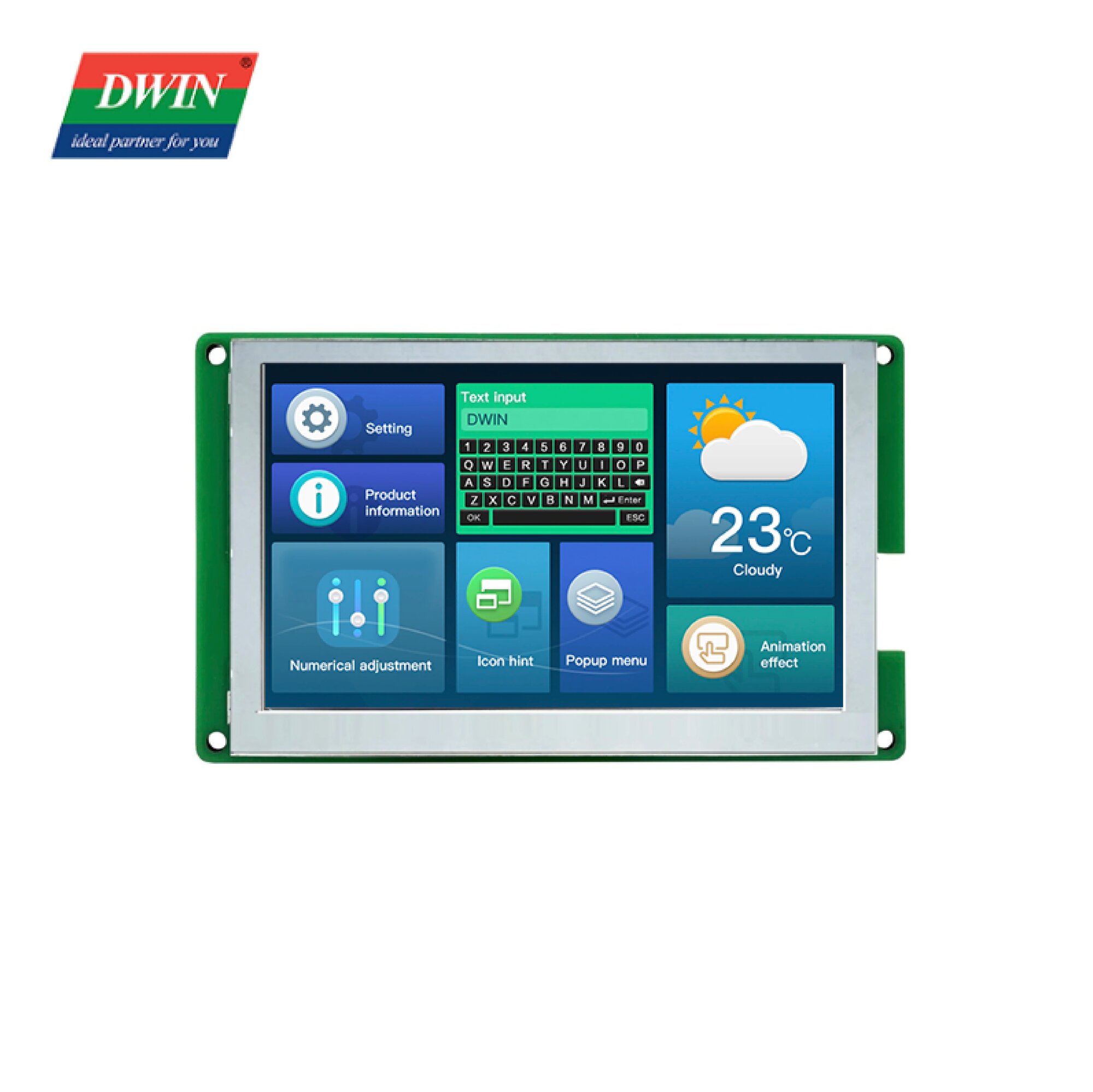 DWIN DMG80480T043_09W ЖК-дисплей 4,3 дюйма No TP Screen