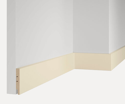 Изображение товара Плинтус набор 7 штук 80x16x2400 мм, с пазом, МДФ Веллюто Ванила ПВХ ARTIVA RTV080.03.34