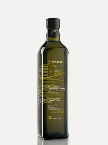 Изображение товара Масло оливковое Vassilakis Estate Charisma Extra Virgin, нерафинированное первого холодного отжима высшего сорта, Греция, 750 мл