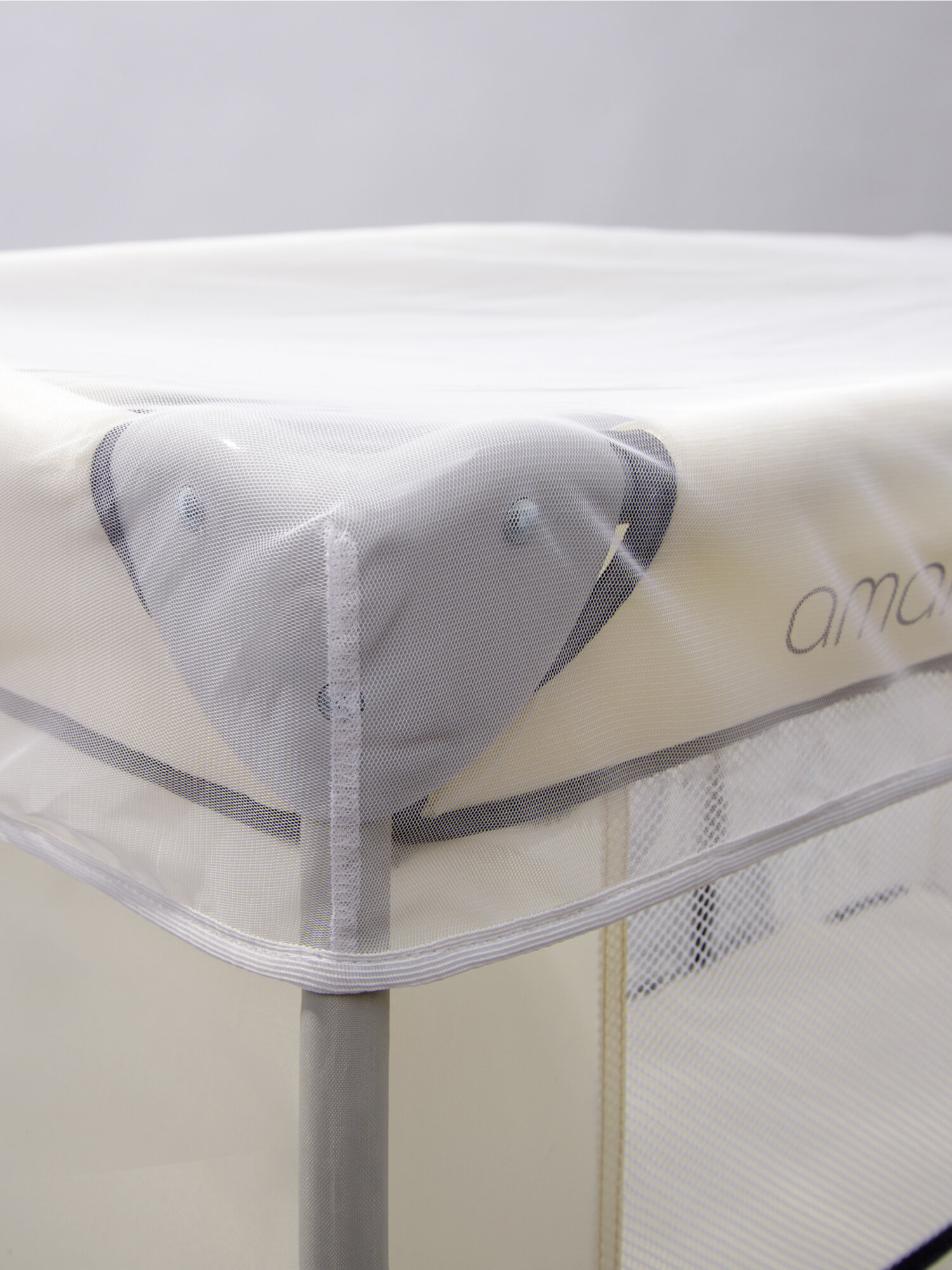 Сетка москитная для манежей Amarobaby универсальная, белый — фото 1