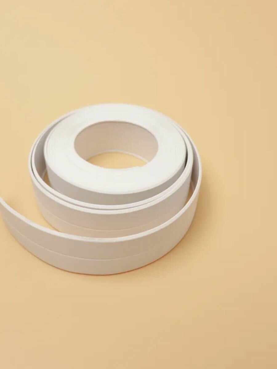 Самоклеящаяся водонепроницаемая уплотнительная лента для ванной и кухни 22мм х 3.2м