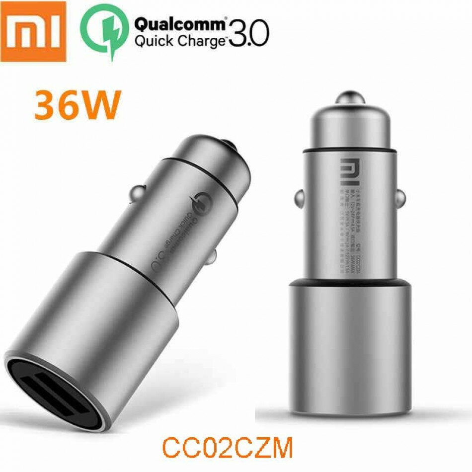 Автомобильное зарядное устройство Xiaomi Mi Car Charger, QC 3.0