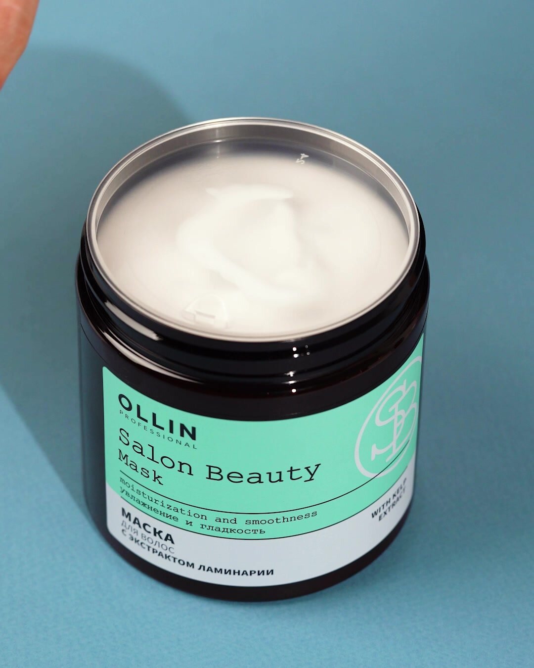 Шампунь для волос увлажняющий OLLIN PROFESSIONAL Salon Beauty с экстрактом ламинарии 1000 мл — фото 1