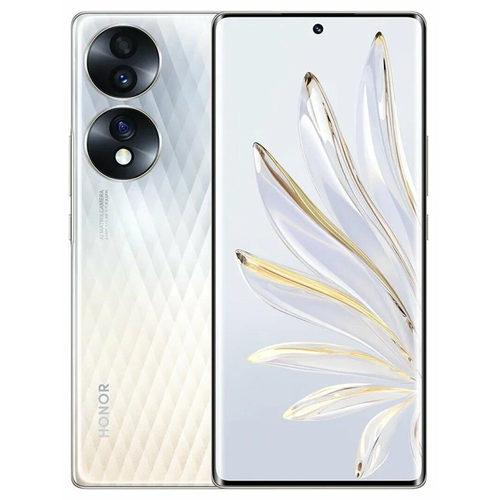 Смартфон Honor 70 5G 12256 ГБ Global для РФ Dual nano SIM серебристый Поддержите Google 20680₽