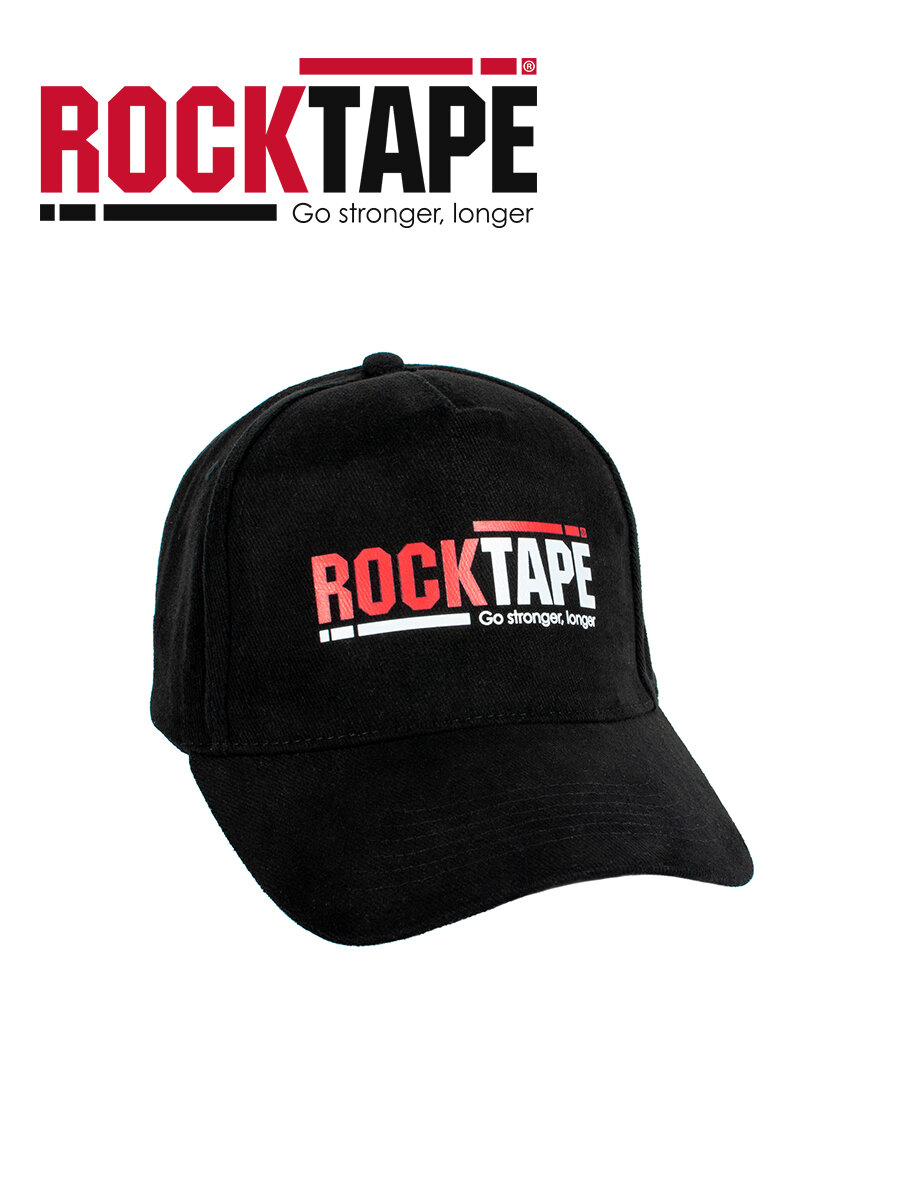 Бейсболка Rocktape для мужчин и женщин, размер OneSize, черный