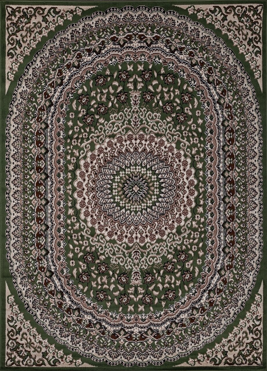 Ковер классический Star Havana D504 восточный 80 х 150 см  зеленый