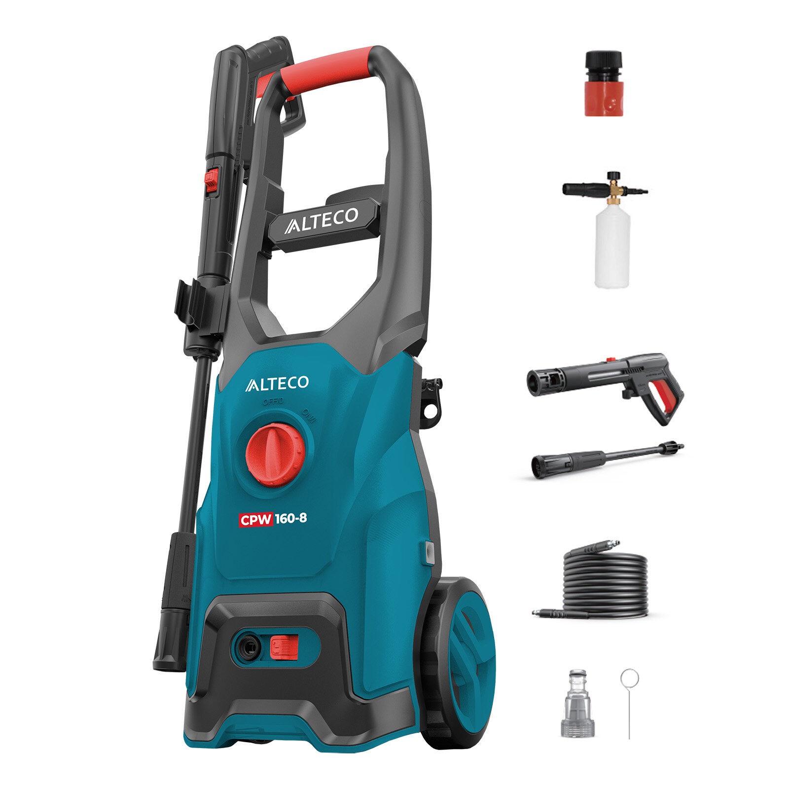 Аппарат высокого давления ALTECO CPW 160-8, алюминиевая помпа