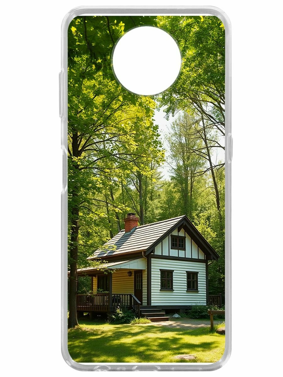 Чехол-накладка Krutoff Clear Case Дача для Nokia G10